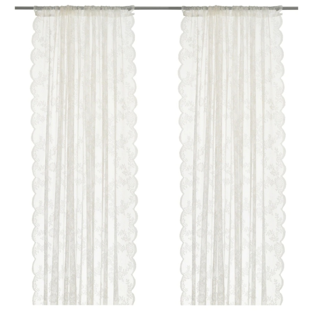 Ikea Alpine lace curtains